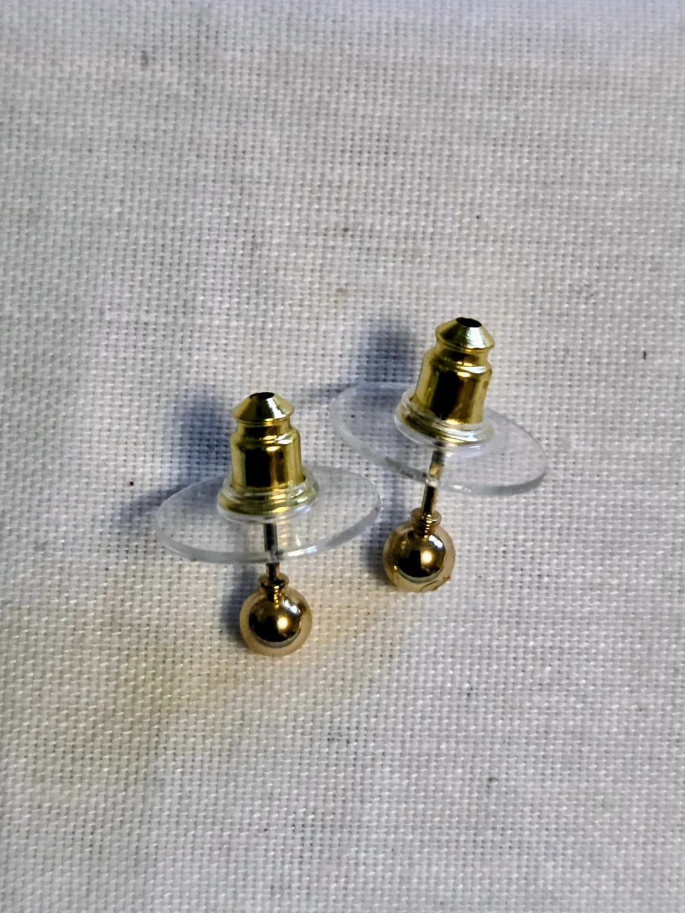Unsigned Napier 2.5 mm Gold-Tone Stud Earrings